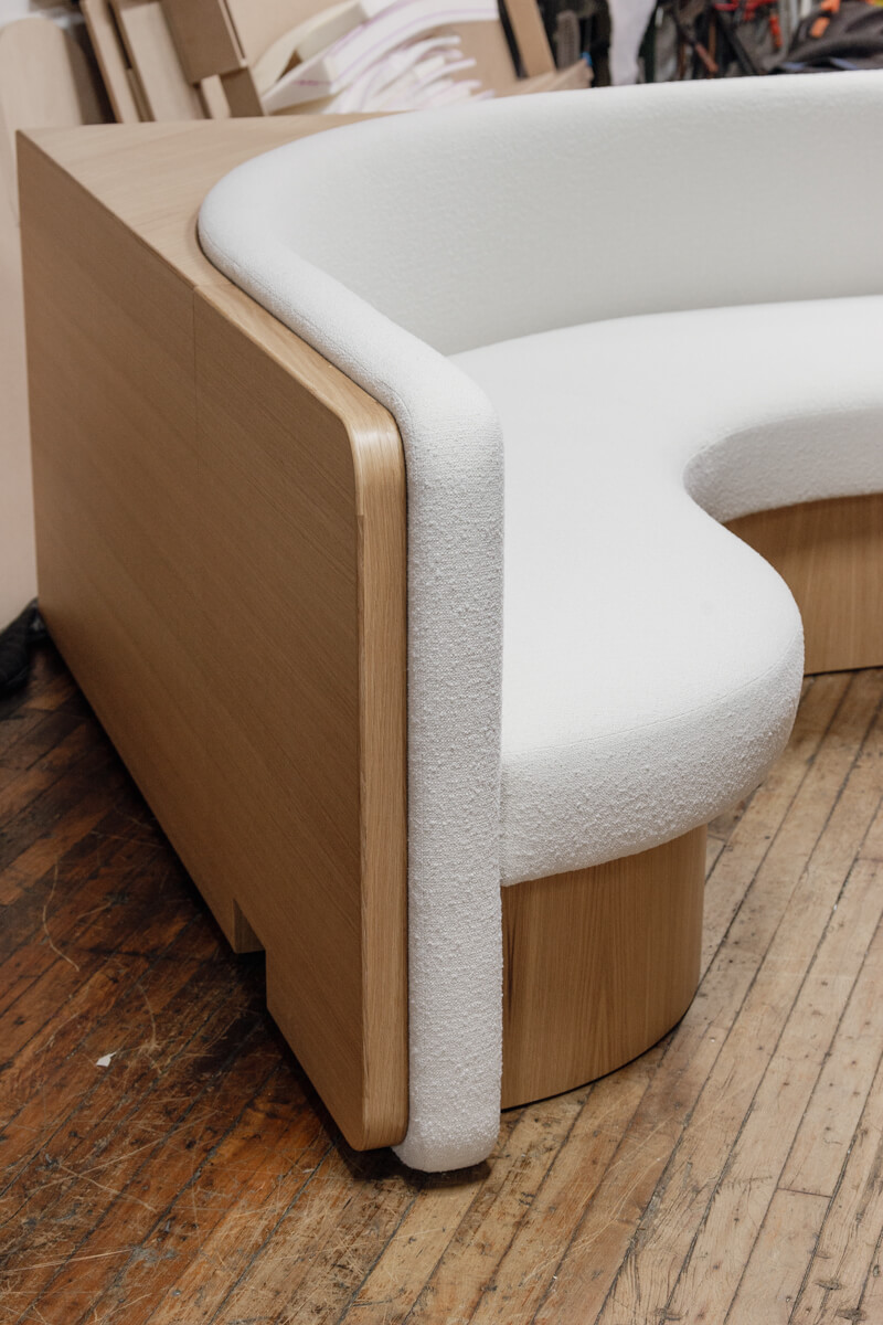 Custom made banquette nyc